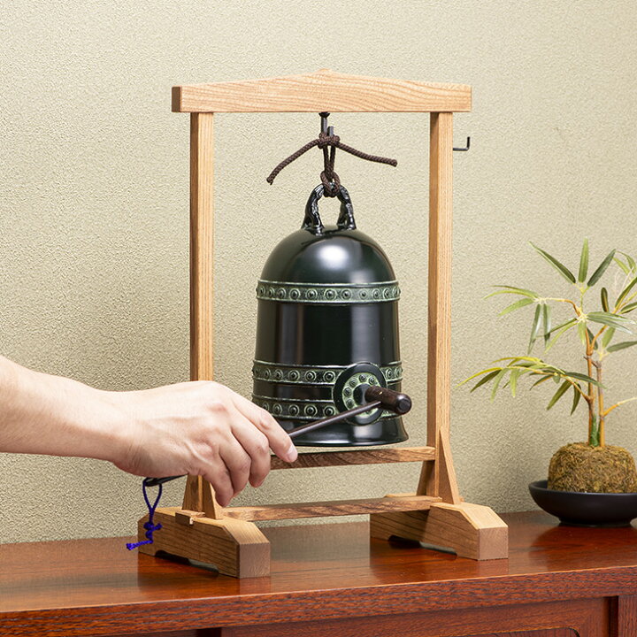 楽天市場】高岡銅器『 喚鐘 』 中村宗光 唐銅製 銅 錫 鉛 梵鐘 撞鐘 除  