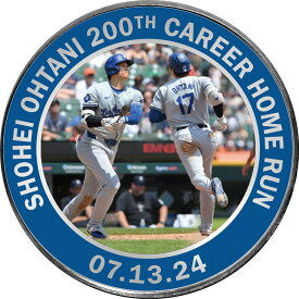 『大谷翔平MLB通算200号ホームラン記念純銀メダル』 純銀 31.1g 直径39mm プレゼント ギフト お祝い 通販 販売