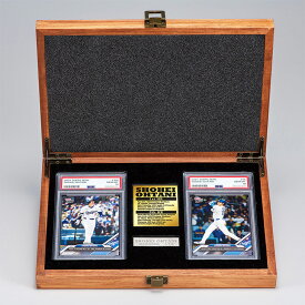 大谷翔平　PSA鑑定『トレーディングカード』木製BOX入り ドジャース メジャーリーグ プレミア MLB プレゼント ギフト お祝い 通販 販売