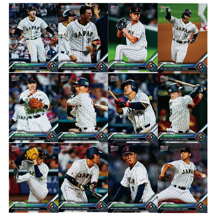 楽天市場】『WBC2023日本優勝記念トレーディングカードセット』高級 
