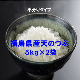 【最安値に挑戦中】5年福島県オリジナル品種〜便利な小分けタイプ〜福島県産天のつぶ（5キロ×2）10kg（白米・令和5年産）シェアに最適！　ふくしまプライド　5kg全国送料無料（沖縄除く）「39ショップ」