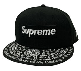 新品同様 57.7cm 2021AW SUPREME シュプリーム Undisputed Box Logo New Era Cap ボックスロゴ ニューエラ キャップ 7 1/4 ブラック 黒 メンズ　【中古】