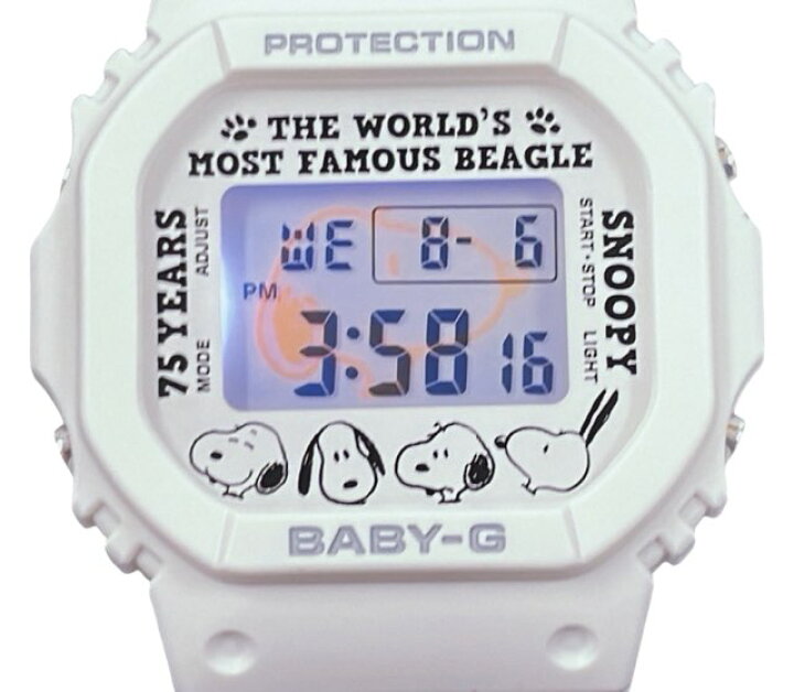 楽天市場】未使用 限定 PEANUTS CASIO G-SHOCK BABY-G 75周年記念 