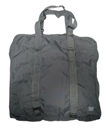 ポーター リップストップ トートバッグ PORTER ポーター RIPSTOP TOTE エコバッグ グレー ナイロンキャンバス メンズ レディース 吉田カバン 【中古】