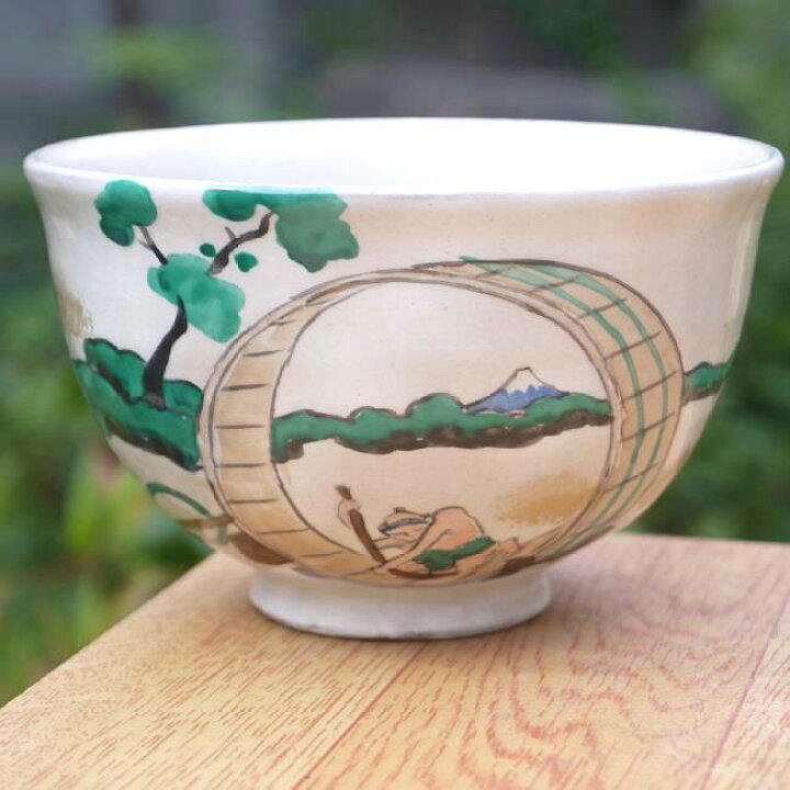 楽天市場】京焼 清水焼 抹茶茶碗 富士不二見原 花月 : 京焼清水焼専門  