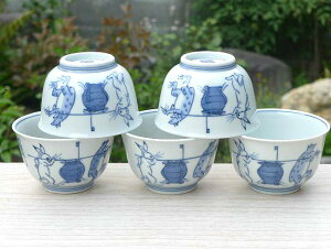 京焼 鳥獣戯画汲出碗揃 芳山 (壺)