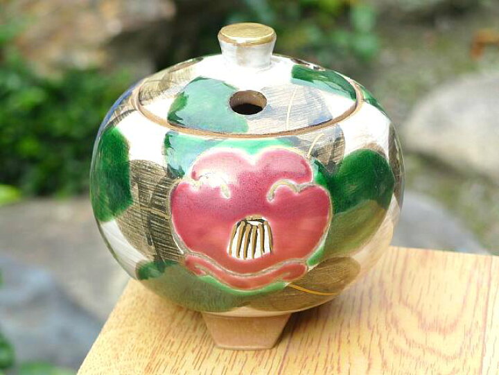 楽天市場】京焼 清水焼 乾山写椿絵香炉 嘉豊 : 京焼清水焼専門店 松韻堂