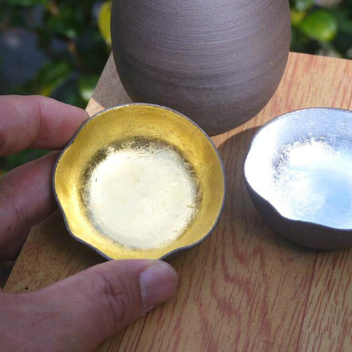 楽天市場】京焼 清水焼 南蛮金箔瓢型酒器セット 直山 : 京焼清水焼専門 