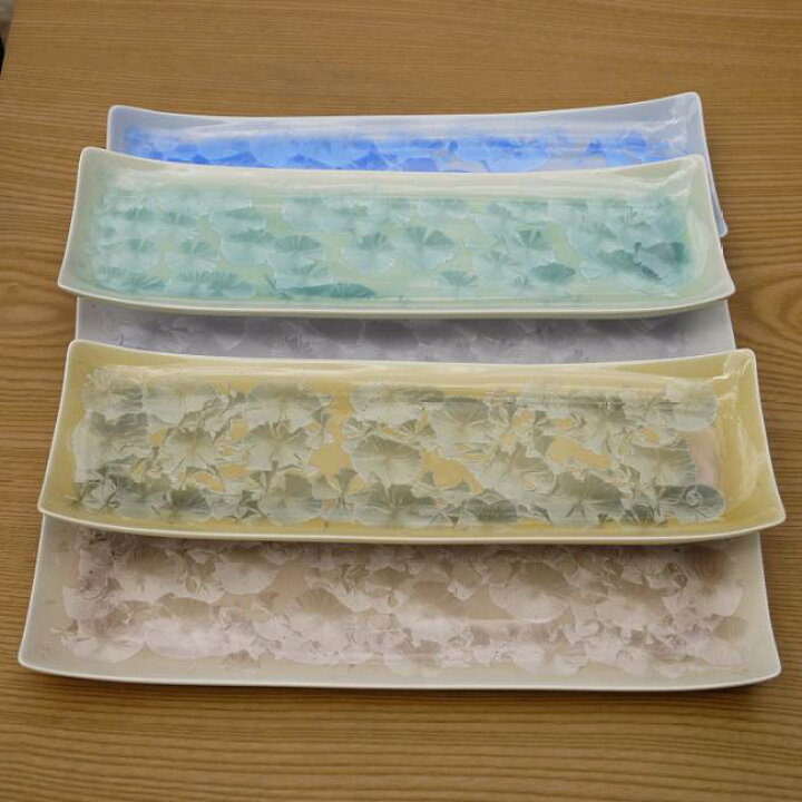 楽天市場】京焼 清水焼 花結晶長皿揃え 陶あん : 京焼清水焼専門店 松韻堂 