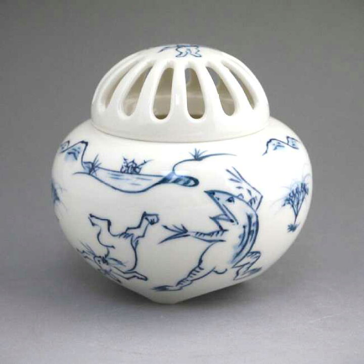 楽天市場】京焼 清水焼 鳥獣戯画香炉 陶あん : 京焼清水焼専門店 松韻堂