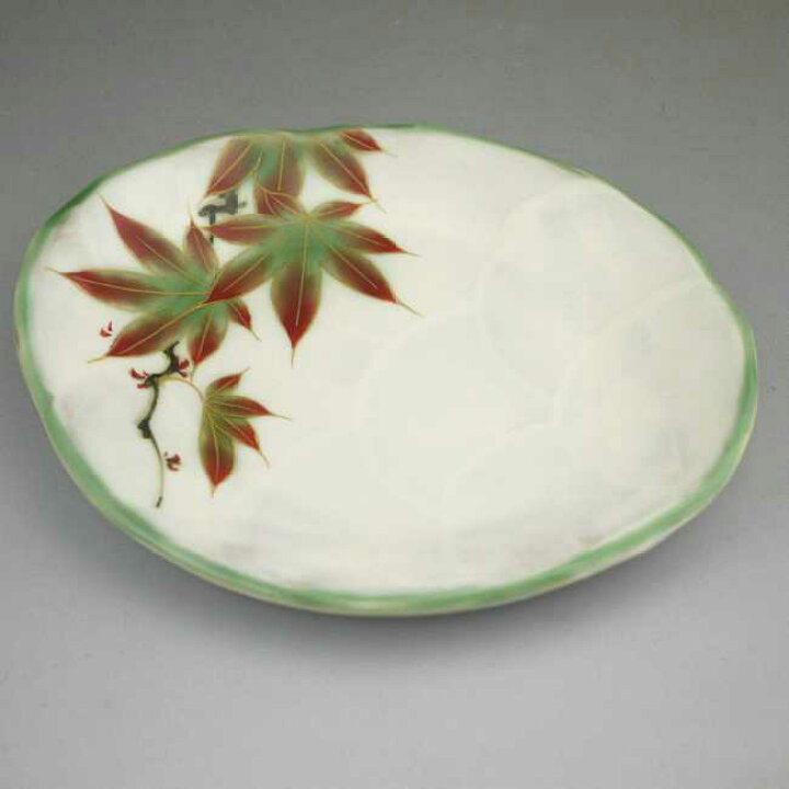 楽天市場】京焼 清水焼 花変わり銘々皿 陶あん 紅葉単品 : 京焼清水焼 