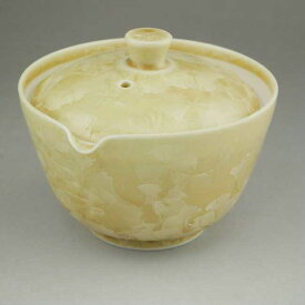 京焼 清水焼 花結晶宝瓶急須　金花　小　陶あん