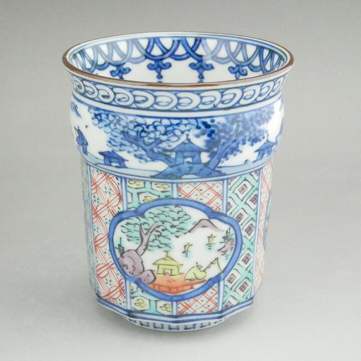 楽天市場】京焼 清水焼 色絵木瓜山水湯呑 昭阿弥 小単品 : 京焼清水焼 