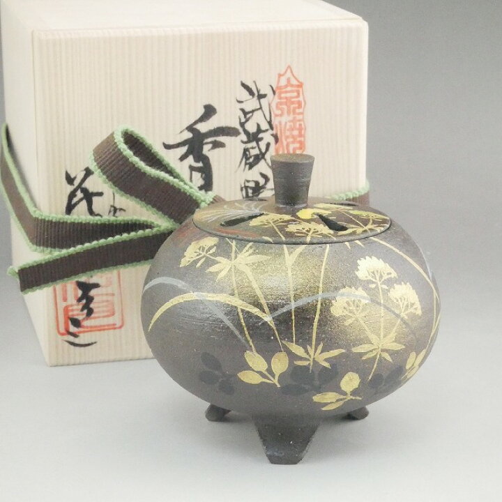 楽天市場】京焼 清水焼 武蔵野香炉 花月 : 京焼清水焼専門店 松韻堂
