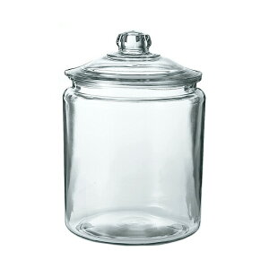 アンカーホッキング(Anchor Hocking) ストレートジャー L /ガラス製 保存容器 ガラスジャー 大容量 インテリア おしゃれ お米 米櫃 チップス 飴 陳列用 アメリカ製