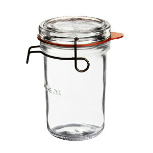 LuigiBormioli ルイジボルミオリ ロックイート フードジャー 350ml /ガラス 無鉛クリスタル 保存容器 蓋付 密閉 衛生的 保存瓶 おしゃれ インテリア 食洗機可能 パッキン 着脱可能