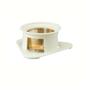 Cores コレス シングルカップゴールドフィルター C211 1カップ用 ホルダー付 /コーヒードリッパー 珈琲 おしゃれ 定番 家庭用 レッド ブラック ホワイト エコ 紙フィルター不要 純金メッキ メッシュ 金属フィルター 丈夫 頑丈 長持ち 箱入り 赤 黒 白