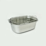 小判型洗桶 水切りかごセット /日本製 国産品 新潟県燕市 洗い桶 水切り籠 カゴ付き ステンレス 丈夫 頑…
