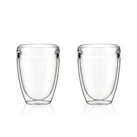 ボダム bodum パヴィーナ アウトドア ダブルウォールタンブラー 350ml (2個セット) /プラスティック製 パビーナ 2重構造 樹脂 ペアセット PAVINA OUTDOOR おしゃれ グラス BBQ キャンプ 丈夫 割れにくい 安心 安全 お子様用 プレゼント