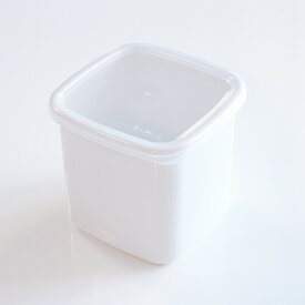 野田琺瑯 ホワイトシリーズ(White Series) スクウェアL シール蓋付 /保存容器 日本製 国産品 高品質 食器 冷蔵 冷凍 耐熱 スクエア オーブン 直火 衛生的 白