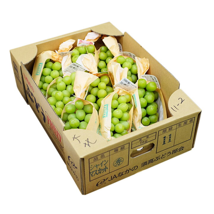 楽天市場】【送料無料】長野県産 シャインマスカット 秀品 5kg 9～11房 