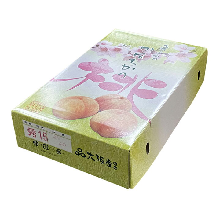 楽天市場】大阪府産 包近の桃 （かねちかの桃） 秀品 12〜15玉入り 約 
