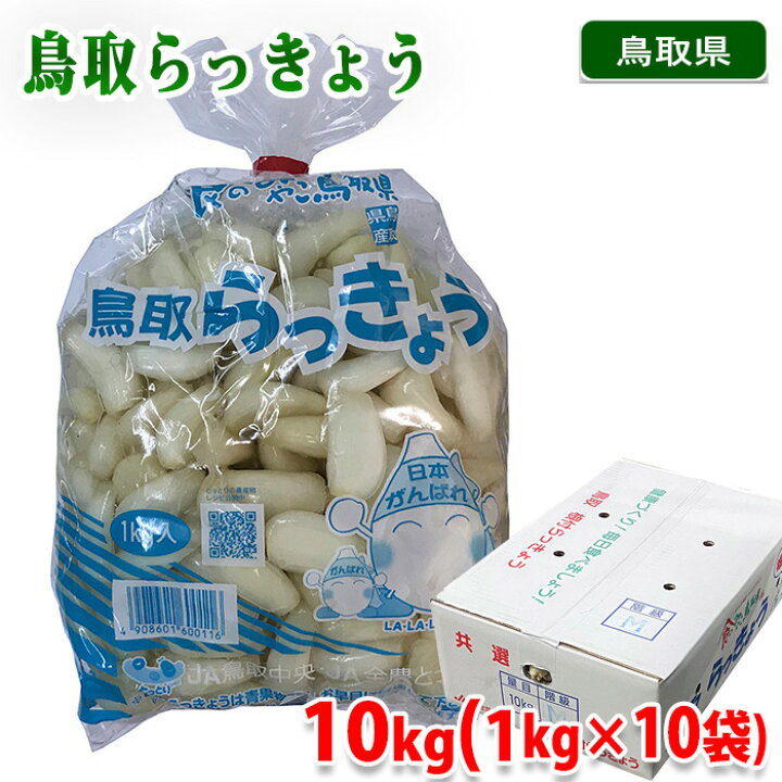 楽天市場】【送料無料】 鳥取県産 らっきょう 鳥取らっきょう （らくだ  