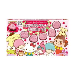 【期間限定★クーポン配布中!】ペコ×サンリオ いちごパーティチョコレート 10個セット 不二家 大容量 詰め合わせ 業務用 まとめ買い 個包装 チョコ お菓子 セット チョコレート おやつ 駄