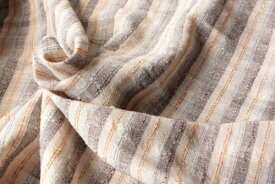 綿生地　品番NDC-35(809) 幅100cm (草木染・手織りの布)　コットン　【ミャンマーの布】ナチュラル素材です。ハンドメイドにどうぞ。