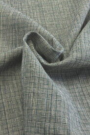 綿生地　網代織 品番、EK-1710/GR(604) 幅65cm （手紡ぎ、草木染の手織り布）コットン【ノイ村の布】ナチュラル素材です。ハンドメイドにどうぞ。