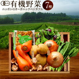 日本の有機野菜セット 旬のおまかせ7種類 全国ご当地生産者のこだわり有機栽培 健康 ベジタブル スムージー 野菜材料 おすすめ 国産 お土産 お取り寄せ プレゼント 産地直送［産直 食品ギフト］