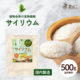 サイリウム オオバコ 500g 国内製造 サイリウムハスク 粉末 サイリウムパウダー オオバコダイエット 食物繊維 不溶性食物繊維 パウダー ダイエット デトックス 健康 サプリメント R