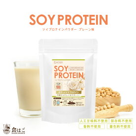 ソイプロテイン 最大3kg プレーン 人工甘味料不使用 プロテイン 保存料不使用 香料不使用 着色料不使用 置き換え ダイエット たんぱく質 大豆 送料無料 R