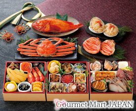 【最終値下げ/賞味期限1月31日】【13時までの購入(決済完了)で翌々日お届け可能】おせち 2026 北海道札幌市中央卸売市場発 和洋風おせち 北海道プレミアム 三段重 年末年始お届けご予約承り中 送料無料