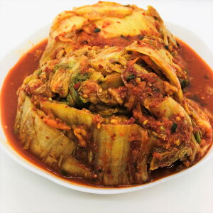 白菜キムチ 1kg(1kg×1パック) 国産野菜(白菜 大根 ニラ 人参)使用 カット ハレルヤフーズ 保存料不使用◇◆