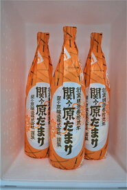 【送料無料】（沖縄・離島は除く）関ヶ原たまり醤油1.8リットル×3本