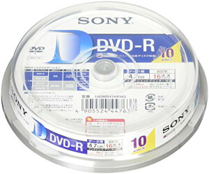 �\�j�[ �f�[�^�pDVD-R 16�{�� 10���p�b�N 10DMR47HPHG