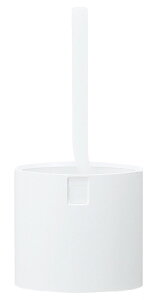 マーナ (marna) スマート トイレブラシ 収納 ケース付き ( ホワイト / スリム ) トイレ掃除 ブラシ ( コンパクト / 衛生的