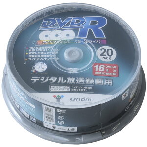 RP(YAMAZEN) LI DVD-R 20Xsh 16{ 4.7GB 120 fW^^p DVDR16XCPRM