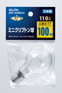 �G���p (ELPA) �~�j�N���v�g���� �d�� E17 100W �N���A GKP-H100H(C)