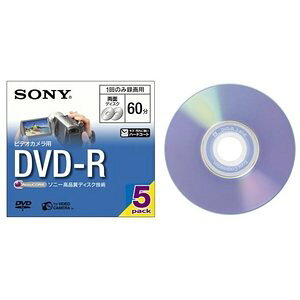 SONY �^��p8cm���� DVD-R(�W��60��) 5���� 5DMR60A