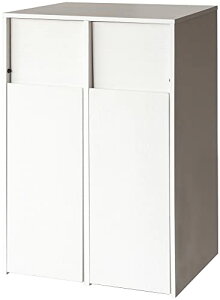 {쏊 _Xg{bNX wIX vbV LX^[t ؖڒ 45Lx2Ή 60.5x43x90cm DB-F2100 W