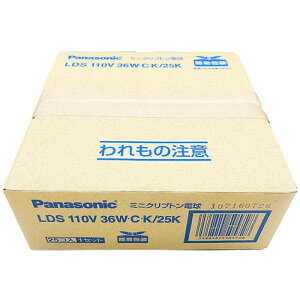 LDS110V36WCK25K �p�i�\�j�b�N �~�j�N���v�g���d�� 110V 40W�` �N���A ����E17 25�� LDS110V36W�EC�EK/25K