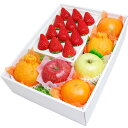 大粒 いちご の フルーツギフト DX 化粧箱 フルーツセット 果物 紅ほっぺ 大きい イチゴ 苺 ネーブル デコポン りんご…