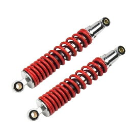 バイク オートバイ リア ショック サスペンション 310mm 汎用 カスタム パーツ ブラック レッド イエロー ブルー 左右セット 部品 カスタム 送料無料