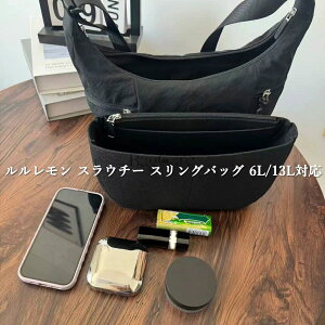 �o�b�O�C���o�b�O lululemen slouchy Sling Bag 6L/13L�Ή� ���������� �X���E�`�[ �X�����O�o�b�O�p �C���i�[�o�b�O �t�F���g�f�� ��e