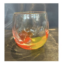 琉球ガラス　シーサードグラス（オレンジ）