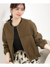 【SALE／30%OFF】【S-LL】スタイルアップを叶える 大人のドロストブルゾン SHOO・LA・RUE シューラルー ジャケット・アウター ブルゾン・ジャンパー ブラウン ベージュ ネイビー【RBA_E】[Rakuten Fashion]