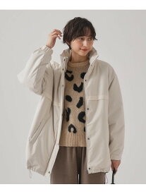 【SALE／30%OFF】中綿スタンドカラー オーバーサイズコート【SHOO WARM】 SHOO・LA・RUE シューラルー ジャケット・アウター その他のジャケット・アウター ホワイト ブラック【RBA_E】【送料無料】[Rakuten Fashion]