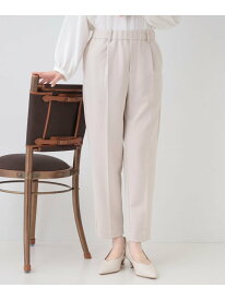 【SALE／50%OFF】【洗える/S-3L/セットアップ可】セレモニーや通勤に カットジョーゼットテーパードパンツ SHOO・LA・RUE シューラルー パンツ その他のパンツ ベージュ ブラック ネイビー【RBA_E】[Rakuten Fashion]